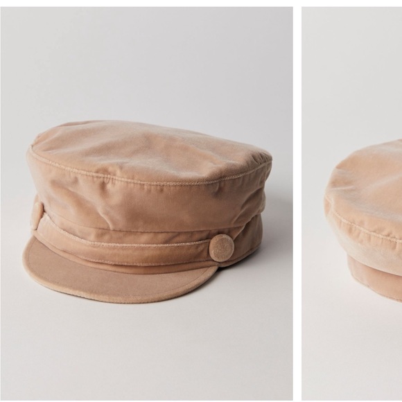 NWT Free People Velvet Cadet Hat - Picture 2 of 3